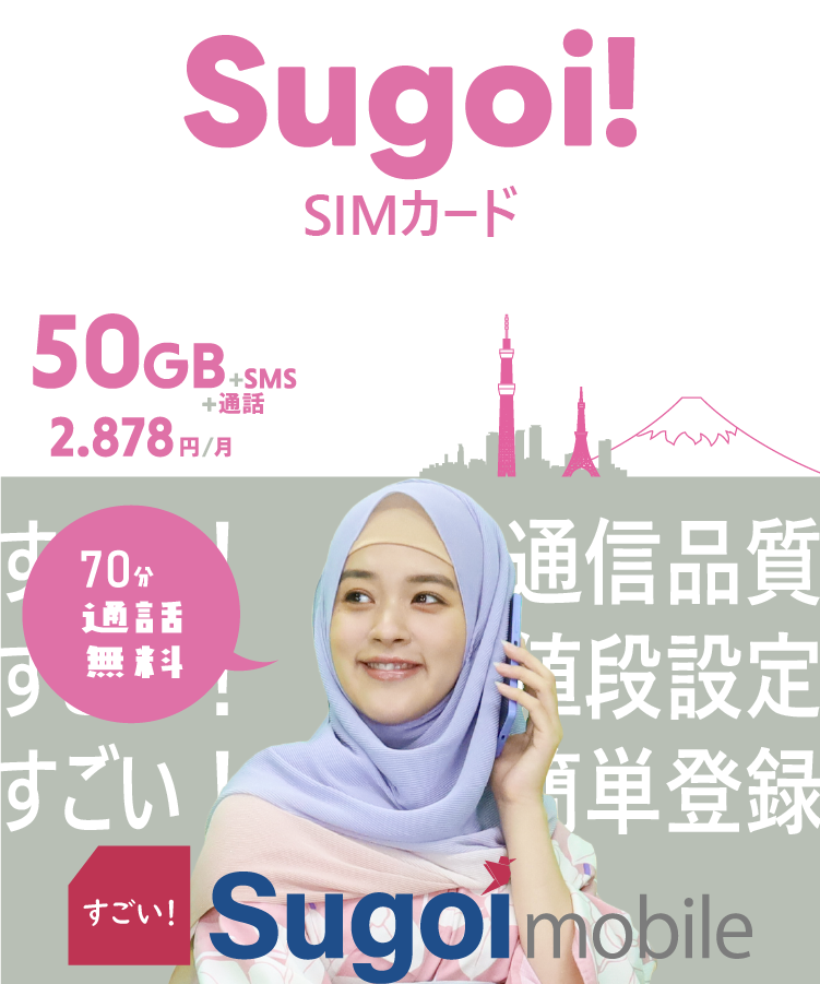 Sugoi Japan SIM Card